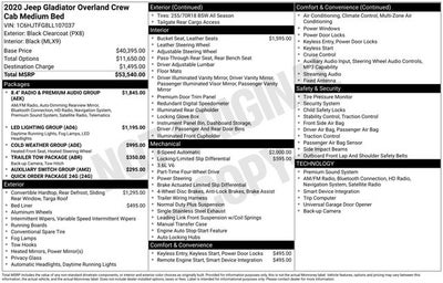 2020 Jeep Gladiator Overland 4WD