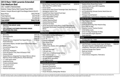 2013 RAM 1500 Laramie 4WD W/5.7L V8
