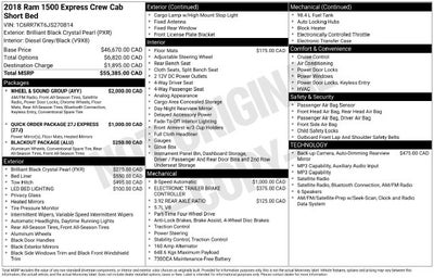 2018 RAM 1500 Express 4WD
