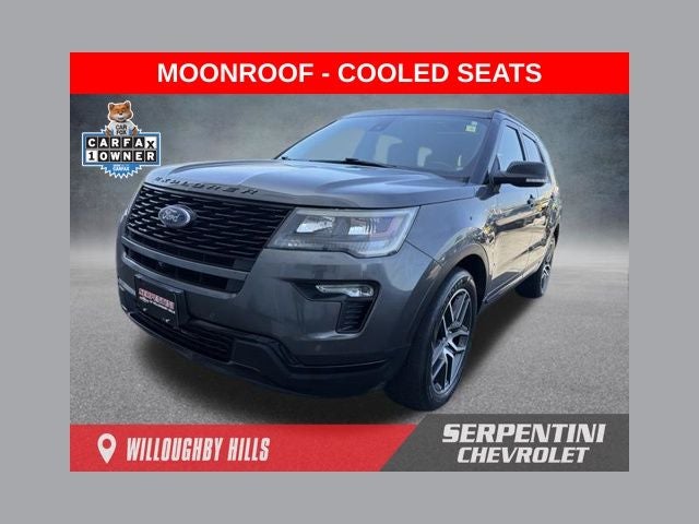 2019 Ford Explorer Sport AWD W/ MOONROOF & COOLED SEATS