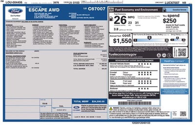 2020 Ford Escape SEL W/ HEATED SEATS