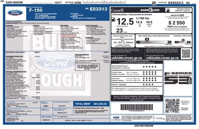 2019 Ford F-150 XLT 4WD CLEAN CARFAX!