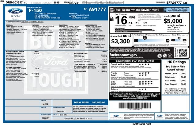 2014 Ford F-150 XLT 4WD