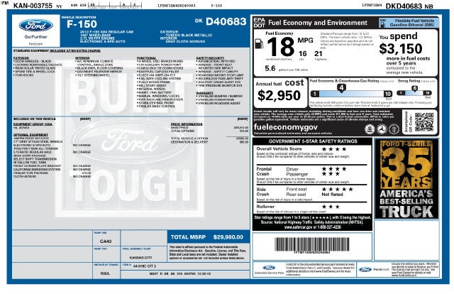 2013 Ford F-150 XL 4WD