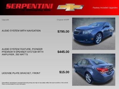 2013 Chevrolet Cruze LTZ