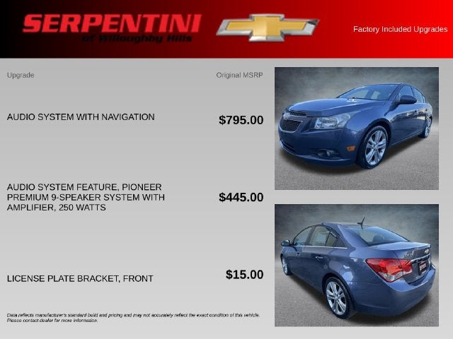 2013 Chevrolet Cruze LTZ