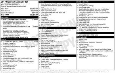 2017 Chevrolet Malibu LT 1LT