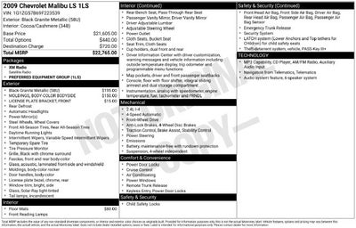 2009 Chevrolet Malibu LS