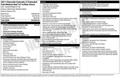 2011 Chevrolet Colorado 1LT