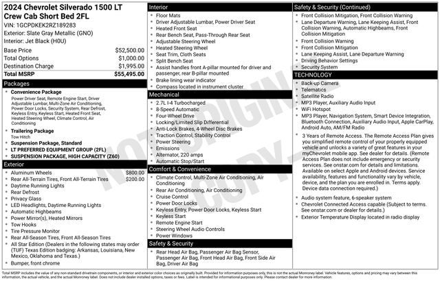 2024 Chevrolet Silverado 1500 LT 4WD