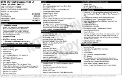 2026 Chevrolet Silverado 1500 LT