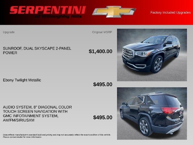 2019 GMC Acadia SLT-2 AWD