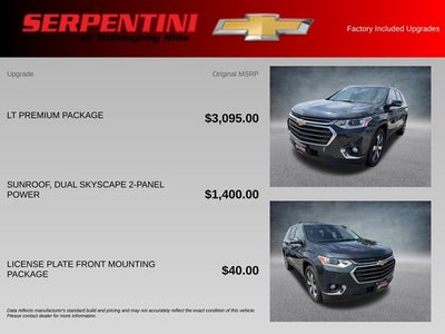 2019 Chevrolet Traverse 3LT AWD W/ SUNROOF