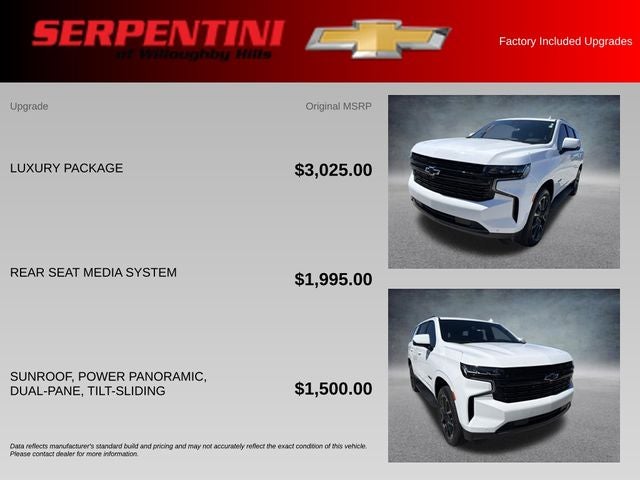 2023 Chevrolet Tahoe RST 4WD