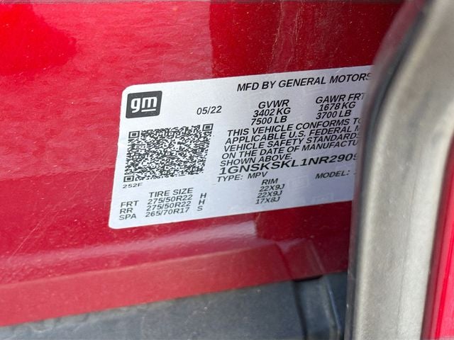 2022 Chevrolet Tahoe Premier