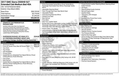 2017 GMC Sierra 2500HD SLT 4WD