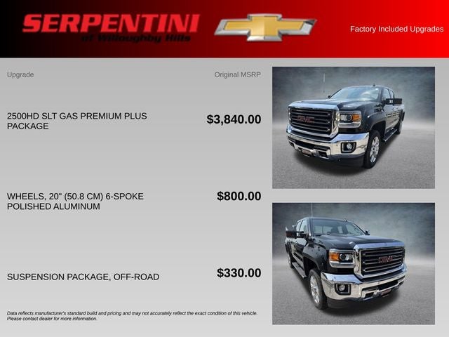 2017 GMC Sierra 2500HD SLT 4WD