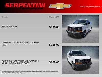 2015 GMC Savana 3500 Work Van 6.0L V8 ONLY 48K MILES!