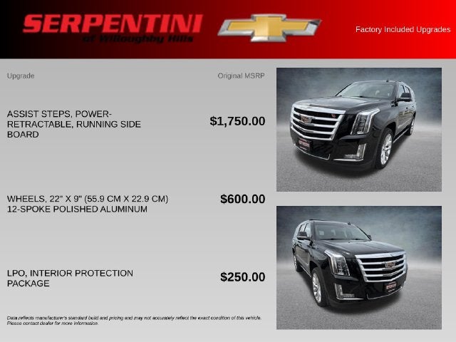 2017 Cadillac Escalade Premium Luxury W/ SUNROOF