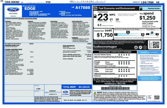 2020 Ford Edge SEL AWD