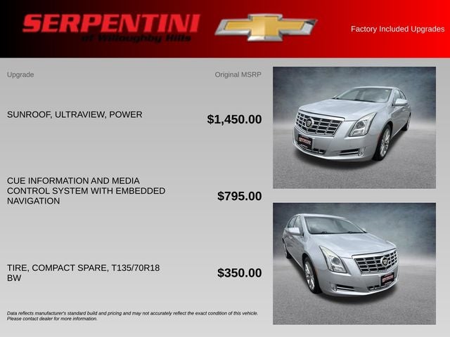 2013 Cadillac XTS Luxury W/ SUNROOF & BOSE