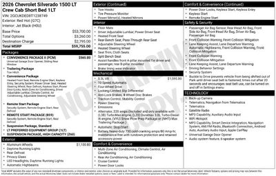2026 Chevrolet Silverado 1500 LT LT1