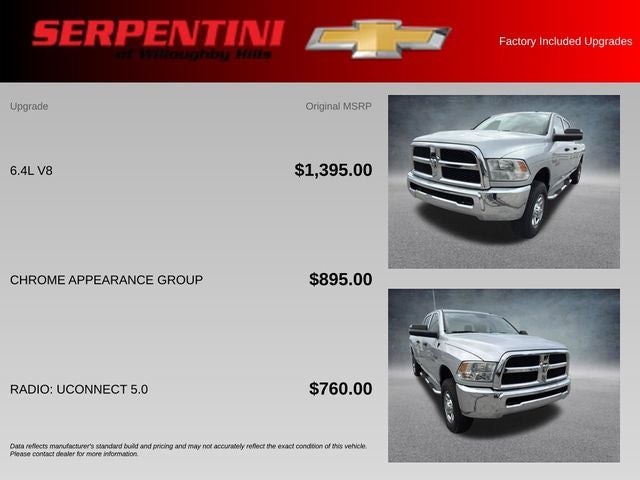 2016 RAM 2500 Tradesman