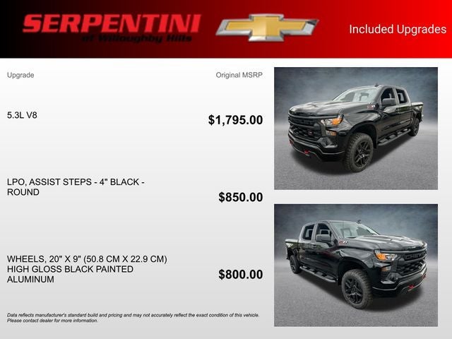 2026 Chevrolet Silverado 1500 Custom Trail Boss
