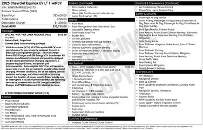 2025 Chevrolet Equinox EV LT