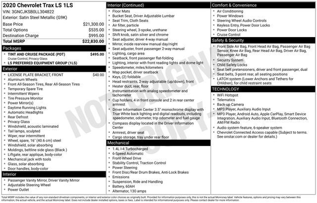 2020 Chevrolet Trax LS