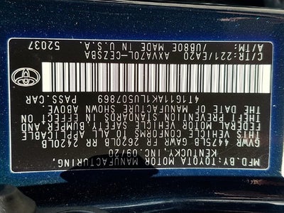 2020 Toyota Camry SE