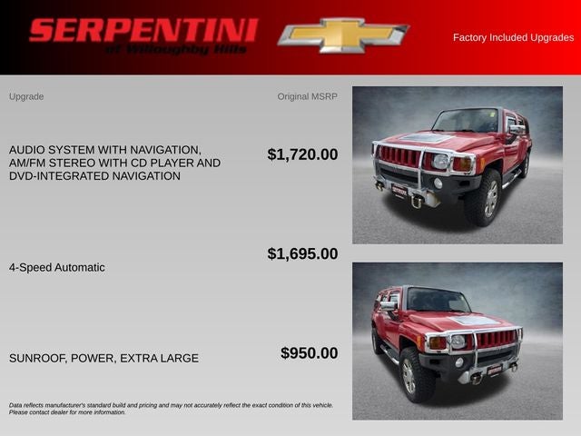 2008 Hummer H3 H3x