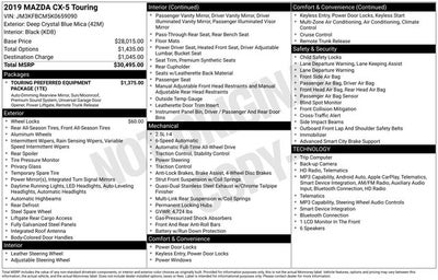 2019 Mazda Mazda CX-5 Touring AWD
