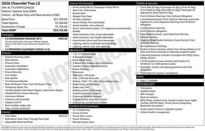 2026 Chevrolet Trax LS