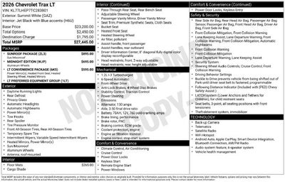 2026 Chevrolet Trax LT