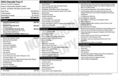 2026 Chevrolet Trax LT