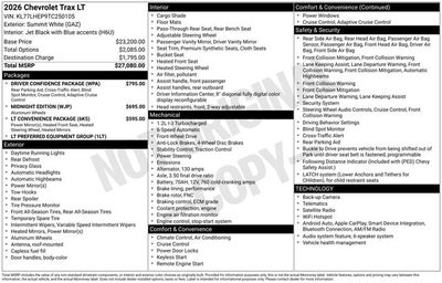 2026 Chevrolet Trax LT