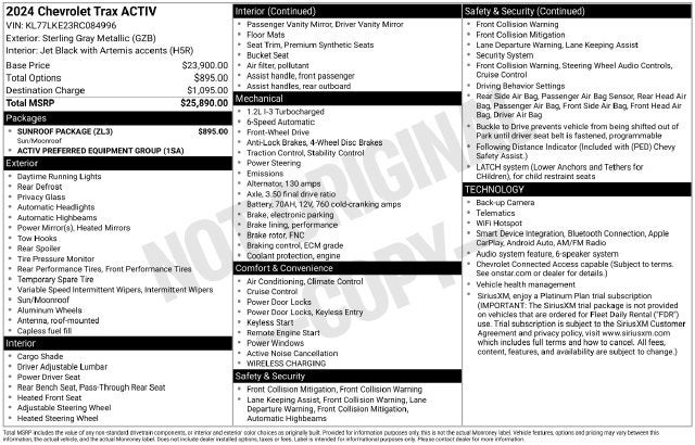 2024 Chevrolet Trax ACTIV