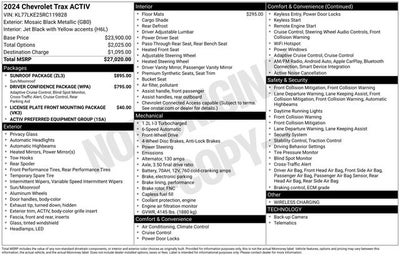 2024 Chevrolet Trax ACTIV W/SUNROOF