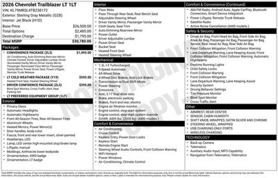 2026 Chevrolet TrailBlazer LT
