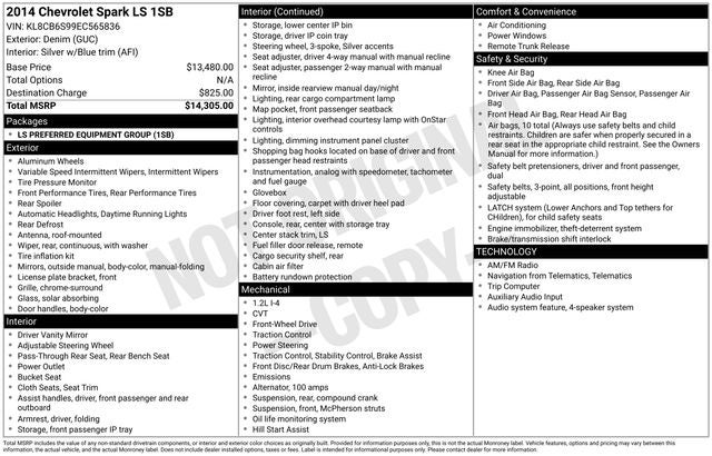 2014 Chevrolet Spark LS