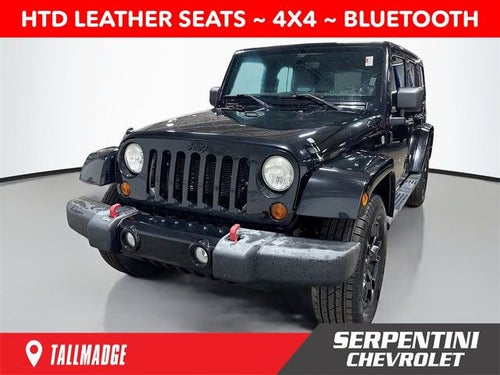 2012 Jeep Wrangler Unlimited Sahara Altitude W/ HTD LEATHER