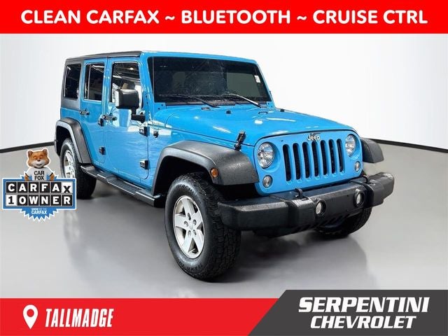 2017 Jeep Wrangler Unlimited Sport 1 OWNER CLEAN CARFAX!!