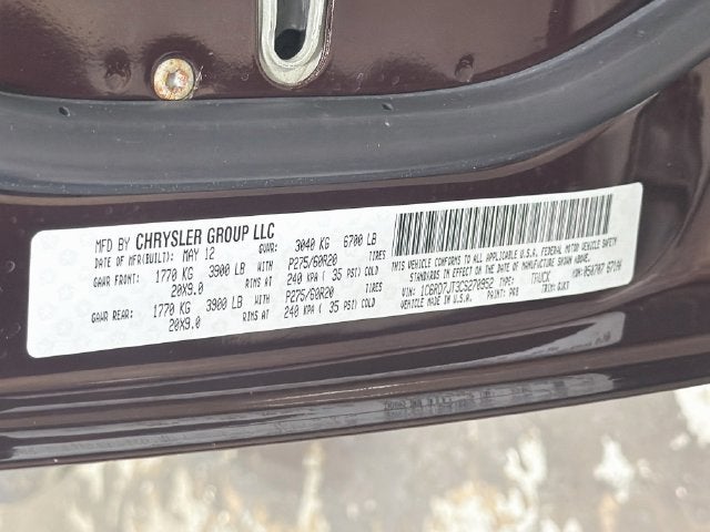 2012 RAM 1500 Laramie W/ SUNROOF