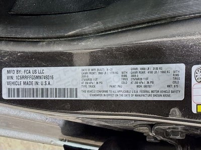 2021 RAM 1500 Big Horn/Lone Star W/ HTD SEATS