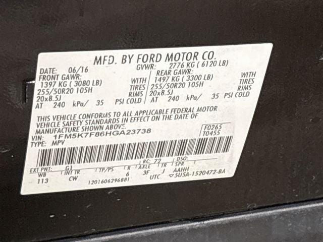 2017 Ford Explorer Limited W/ REMOTE START