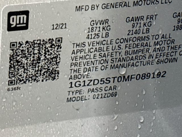 2021 Chevrolet Malibu LT 1 OWNER CLEAN CARFAX!