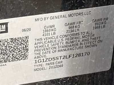 2020 Chevrolet Malibu LT CLEAN CARFAX!