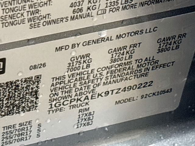 2026 Chevrolet Silverado 1500 WT