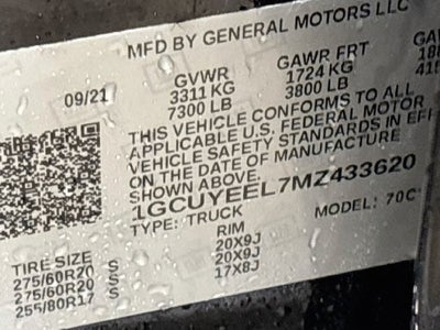 2021 Chevrolet Silverado 1500 RST W/ 6.2L V8